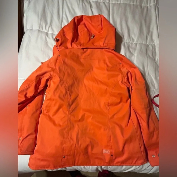 NILS Emily Orange Ski or Snowboard Jacket EUC size 12 - Picture 13 of 16